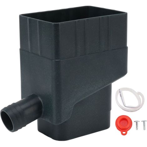Système de récupération d'eau de pluie. kit de dérivation de tuyau de descente professionnel résistant aux UV pour les jardins extérieurs. les pelouses et les espaces verts(Vert) (1/5)