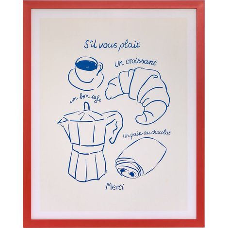 Cartel enmarcado, 40 x 50 cm - Atmosphera créateur d'intérieur (1/3)