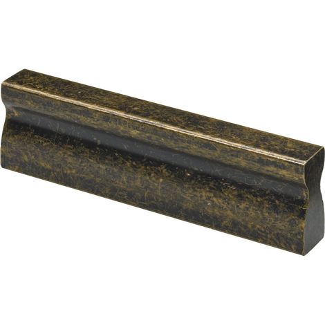 Hettich Möbelgriff Aluminium vermessingt 10 x 78 x 23 mm - 1 Stück Möbelgriff