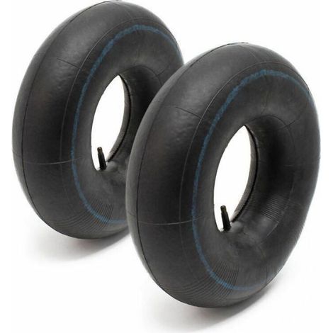 Lot 2 Chambres air Brouette 3.50-8 Valve Roue Pneu Chariot Diable E-scooter (1/3)