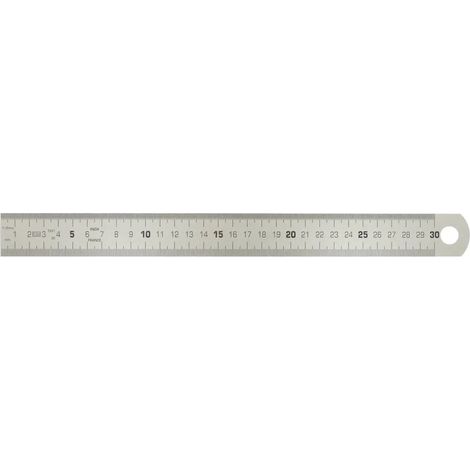 [NEUWERTIG] B-Ware Ks Tools Maßstab Lineal Federstahl Messstab Gravur Schwarz Matt 3000117