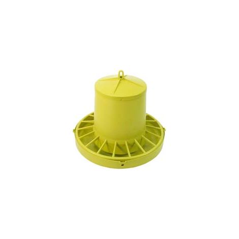 MANGIATOIA TRAMOGGIA ANTISPRECO PER AVICOLI- - Kg.7 di capienza misure ø cm.38x38h. - 5 pezzi