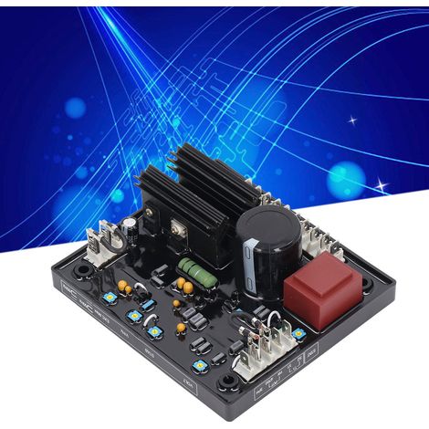 R438 AVR Spannungsreglerplatine, automatischer Spannungsregler geeignet für Leroy-Somer 40-150V Generatoren. (1/5)