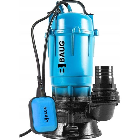 Pompa per acque reflue di fosse settiche pulite e sporche con trituratore, sommergibile e potente. (1/5)