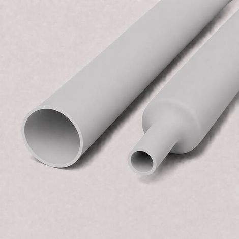 Guaina Termorestringente senza Colla diametro 3,2mm 2:1 Grigia