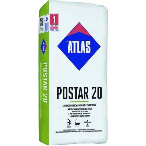 Atlas Postar 20 Primaire ciment à séchage rapide 25 kg (1/3)