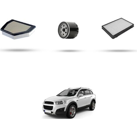 Kit tagliando 3 filtri compatibile con Chevrolet Captiva II 3.0 V6 190kw dal 2012 (1/5)