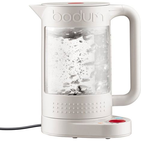 Bouilloire électrique BODUM Bistro 1,1 L 1500 W Blanc crème 5 températures