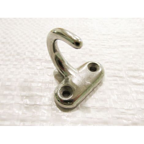 Stainless Steel Single Hook 36MM (Horizontal Plated Open Wall Mounted) (1/2)