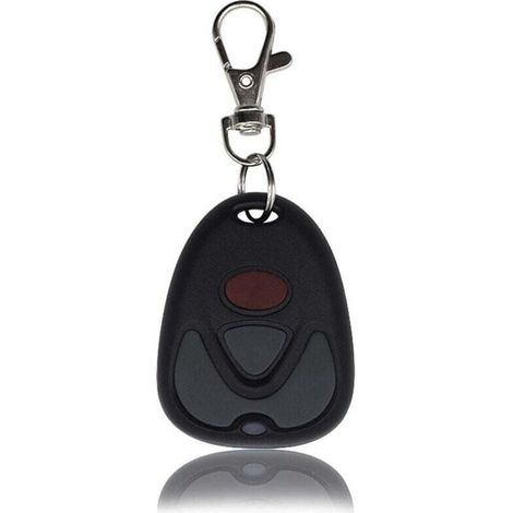 Telecomando elettrico a 433 MHz per porte di magazzino, replicabile, con apribottiglie integrato, nero, 1 pezzo