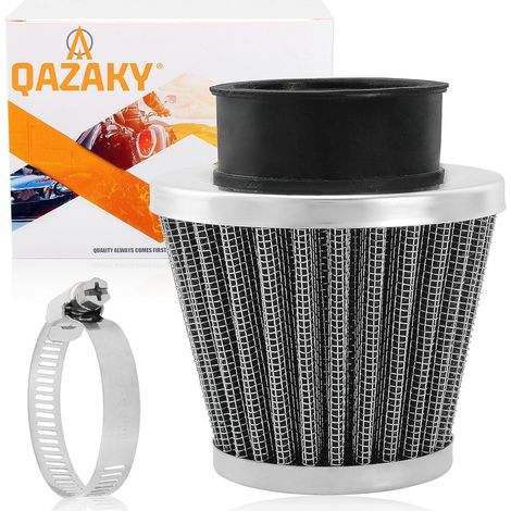 Filtro de aire universal para motores de 44 mm, 45 mm y 46 mm, compatible con motocicletas GY6 de 50 cc a 90 cc, 110 cc, 125 cc, 140 cc, 150 cc, 200 cc y 250 cc, vehículos todo terreno, scooters, quad (1/5)