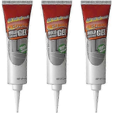 Gel anti-moisissures (lot de 3) pour le nettoyage des murs, carrelages et vitres. Démaquillant magique. (1/4)