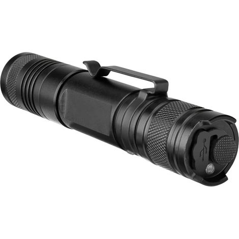 Lampe de poche USB Fonction charge professionnelle randonnée (1/4)