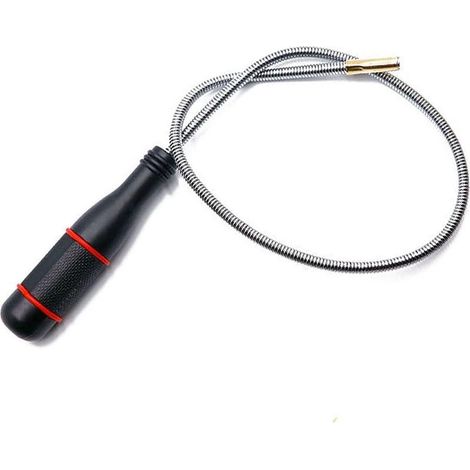 Outil de Ramassage Magnétique Flexible Pick Up Outils Portable Aimant Flexible Mecanique Balais Magnétique pour Ramassage Petites Pièces Écrous Boulons Vis Clé Pièces Automobiles 590mm (1/5)