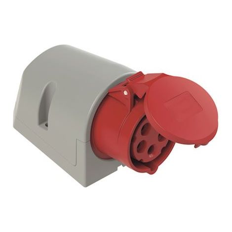 prise saillie - 16a - 3p+n+t - 380 à 415v - ip44 - bizline 701115