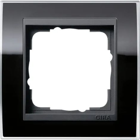 GIRA ABDECKRAHMEN 1FACH KLAR SCHWARZ 0211738