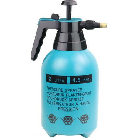 Pulvérisateur à pression en plastique de 2 litres, pulvérisateur à pompe portatif, pulvérisateur de jardin puissant avec buse, adapté à l'irrigation et au nettoyage. (1/5)