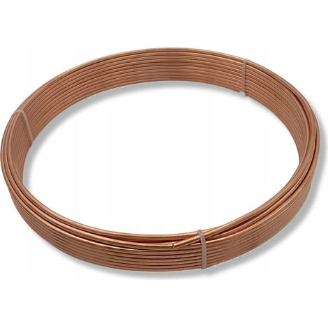 20 m - Tube en cuivre souple 6,0 x 0,8 - Conduites de carburant rigides. (1/4)