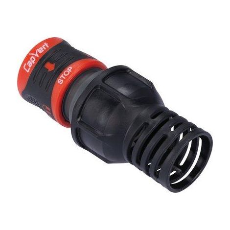 Raccord rapide stop d'arrosage avec blocage et maintien - Lock - Capvert - Diamètre 15 -19 mm - Brochable (1/4)
