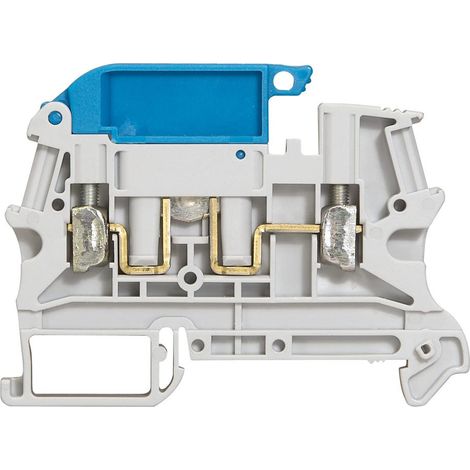 bloc viking 3 - sectionnable - neutre - préhenseur - gris/bleu - a vis