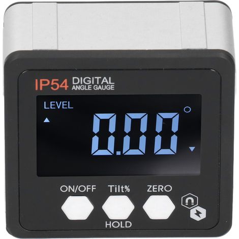 IP54 wasserdichte magnetische Digitalwasserwaage, elektronischer 4x90°-Winkelmesser, Präzisions-Neigungsmesser zur Winkelmessung, digitale Wasserwaage mit magnetischer Befestigung (1/5)