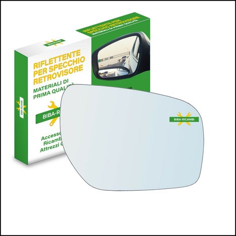 Specchio nudo adesivo lato passeggero per renault koleos i (hy) dal 2008 (1/5)