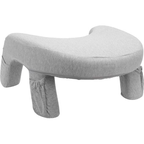 Ergonomic Memory Foam Office Pillow with Removable Machine Washable Velvet Cover for Gaming, Reading, Sofa Bed (1/5)