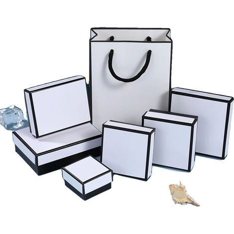 Caja para guardar joyas, organización elegante, presentación refinada, expositor de fotos - 6,5 x 5 x 3 cm (1/2)