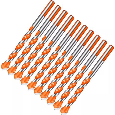 Kit de forets hélicoïdaux triangulaires 10 en 1 (1/5)