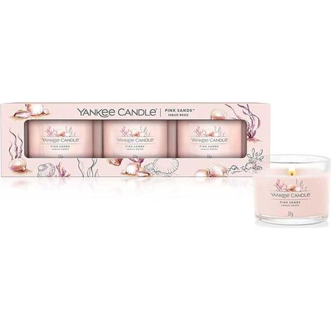 Coffret de 3 mini bougies Yankee Candle Pink Sands de 37 g