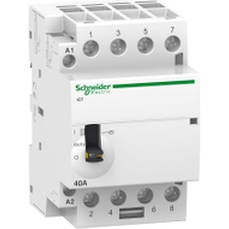 Schneider A9C21844 Handbetätigtes Schütz 40A 4NO 240V
