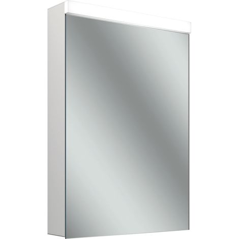 Armario con espejo LED Schneider CARE, 595x867mm, bisagra de (1/3)