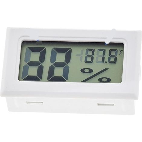 Termometro con display digitale integrato e sonda elettronica per la rilevazione della temperatura FY-10 FY-11 FY-12 (sonda integrata FY-11 - bianca)