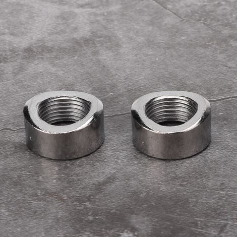 2 pièces de bouchon à écrou cranté incurvé pour capteur d'oxygène M18 x 1,5 filetage en fer (1/5)