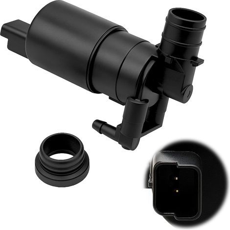 Windshield washer pump compatible with C2 C3 C4, front and rear windshield washer pump, water pump for window cleaning 9643447980 9641553880 (1/5)