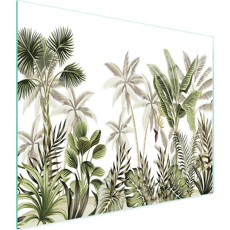 Planche à découper en verre 52 x 30 feuilles (1/5)