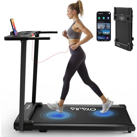 2-in-1 Klapp-Laufband für Gehen Laufen mit 2,0 PS Motor, stoßdämpfendem Gurt &
"rutschfester Lauffläche, kompakte tragbare Heimtrainer-Maschine für"kleine Räume, 12
Programme, Soundsystem & Getränkeha