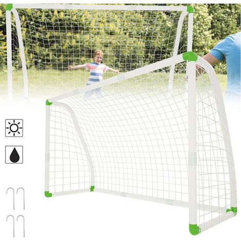 Cage et but de foot But de football en PVC pour enfants avec filet, Cage de Football Filet pour jardin, parc, plage ou hall, 180x120x80 cm HENGMEI-DOU