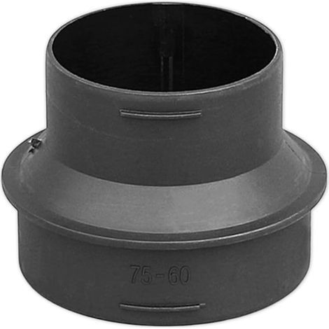 Heating duct adapter 60 mm to 75 mm (1/4)