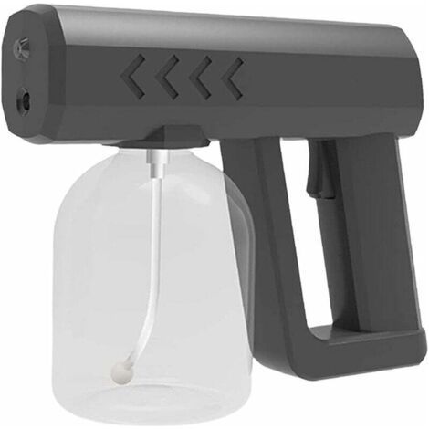 Pulverizador eléctrico portátil de escritorio con carga inalámbrica, germicida con luz azul, nano, negro, 250ML (1/4)