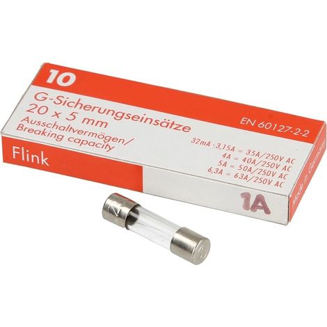 Fusible à action instantanée 1A 250V