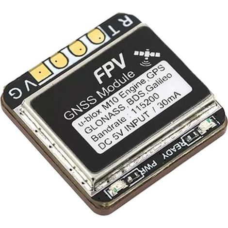 Module GNSS Mini M10 GPS UBX NMEA Double Protocole 10Hz avec Antenne en Céramique Intégrée pour Avion RC FPV Longue Portée (1/5)