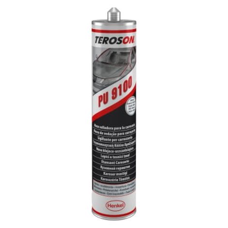 Teroson PU 9100 GY 310 ml, grauer Klebstoff, Polyurethan-Nahtdichtstoff, standfest