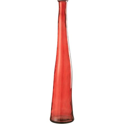 Vase en Verre "Noah" 100cm Rouge (1/4)