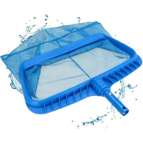 épuisette de Fond avec Structure renforcée I Filet de Fond pour Perche télescopique I Adaptée Piscine/pataugeoire & Jacuzzi I Mailles Fines & Solides I Accessoire de Piscine (1/3)