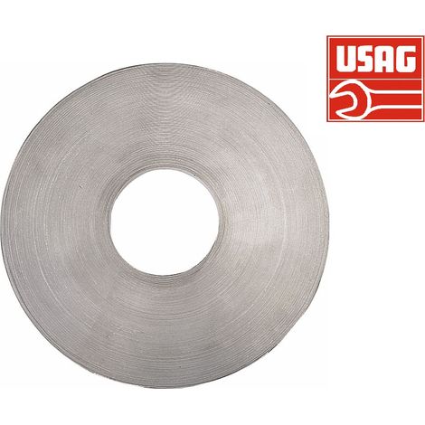 USAG 872 B10 RICAMBIO 25 MT FASCETTA METALLICA IN ACCIAIO PER GIUNTI OMOC CUFFIE (1/2)