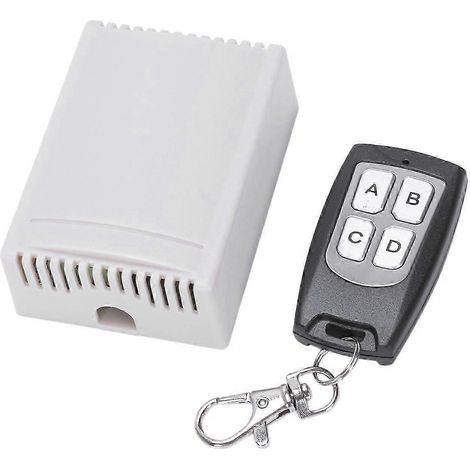 Émetteur et récepteur de télécommande sans fil RF 4 canaux 12 V CC, portée 200 m (1/5)
