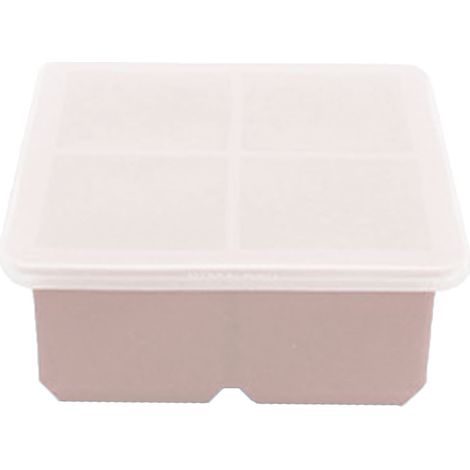 Plateau de congélation en silicone avec couvercle pour la conservation des cubes de soupe, bouillons et sauces (1/5)