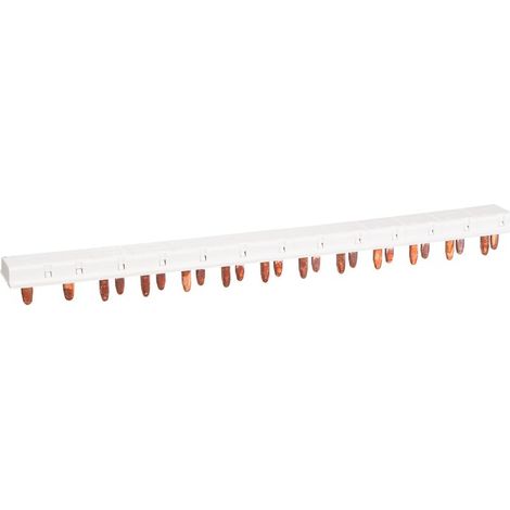 Gewiss – Peigne électrique horizontal 63A – 13 modules – Intensité 16A – Fixmatic série 90 AM (1/4)