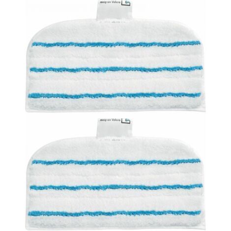 2 Rectangular FSMP20-XJ Microfiber Pads For Steam Mop - EasyGlide Technology (1/5)